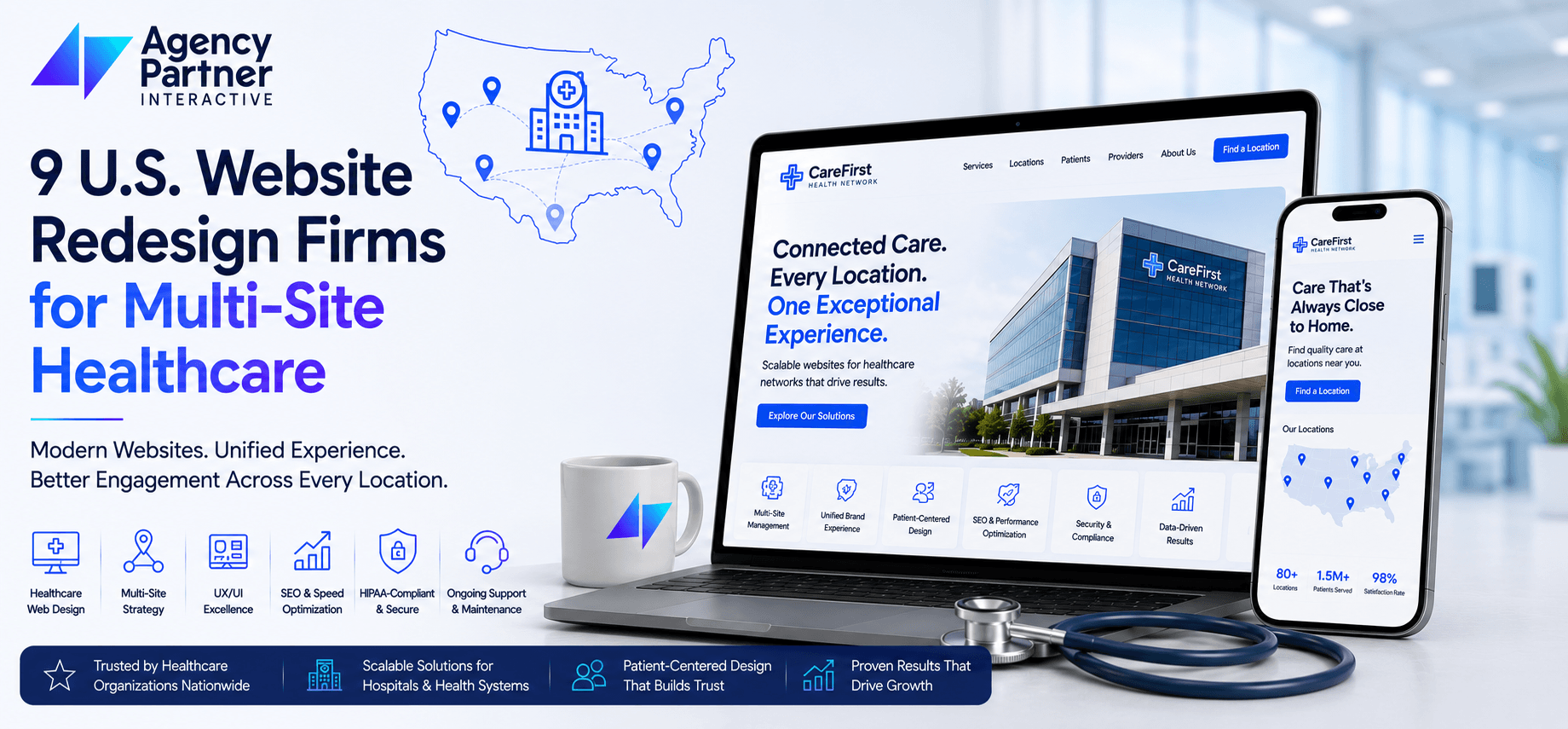 9 U.S. Website Redesign Firms for Multi-Site Healthcare