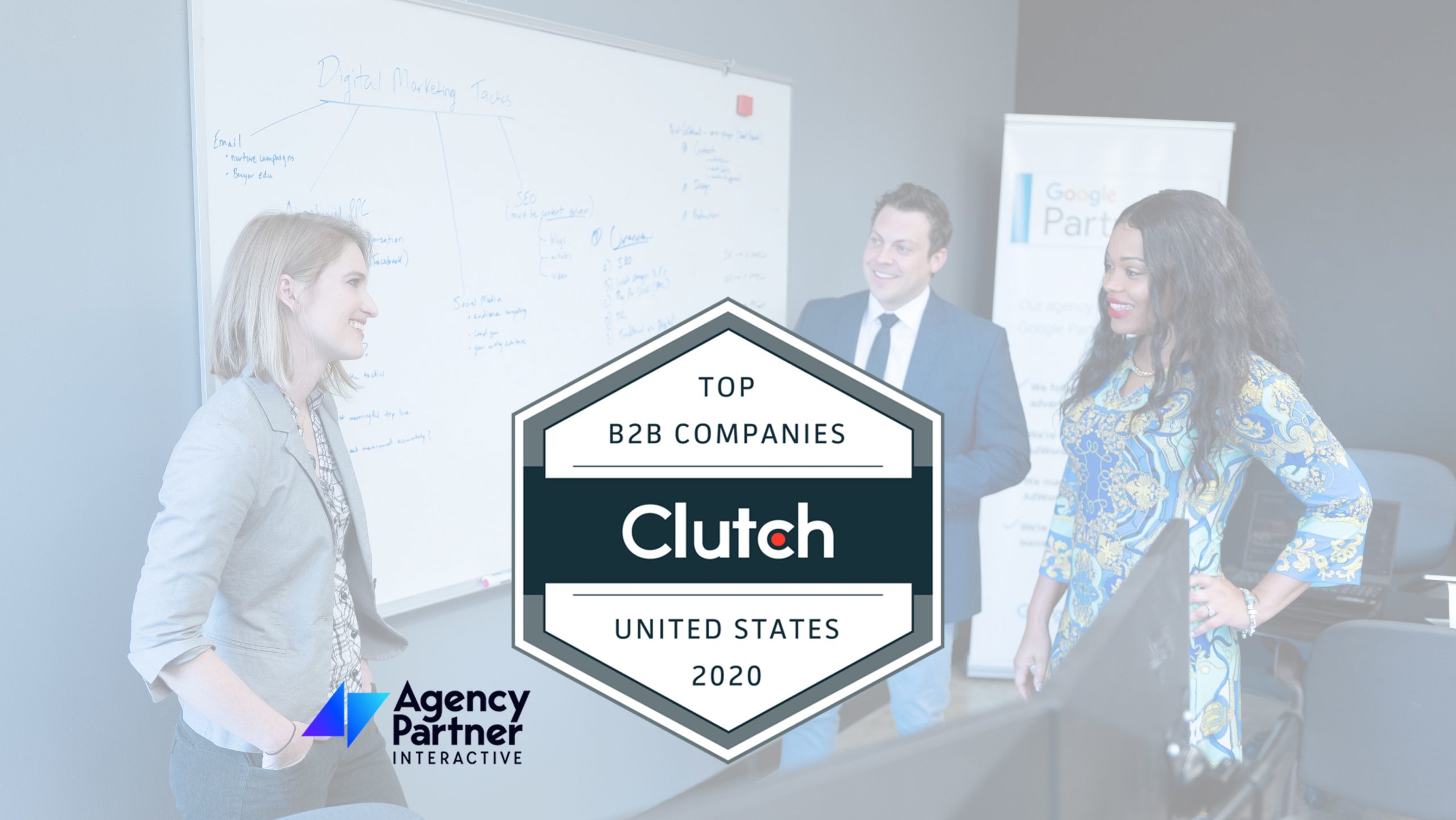 AGENCY PARTNER INTERACTIVE Ranks As Top B2B Web Design & Digital Marketing Firm in US by Clutch