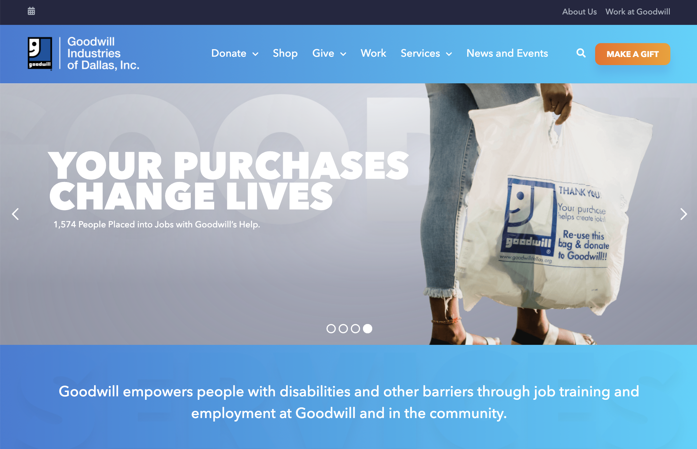 Goodwill-Dallas-Nonprofit-web-design- agency