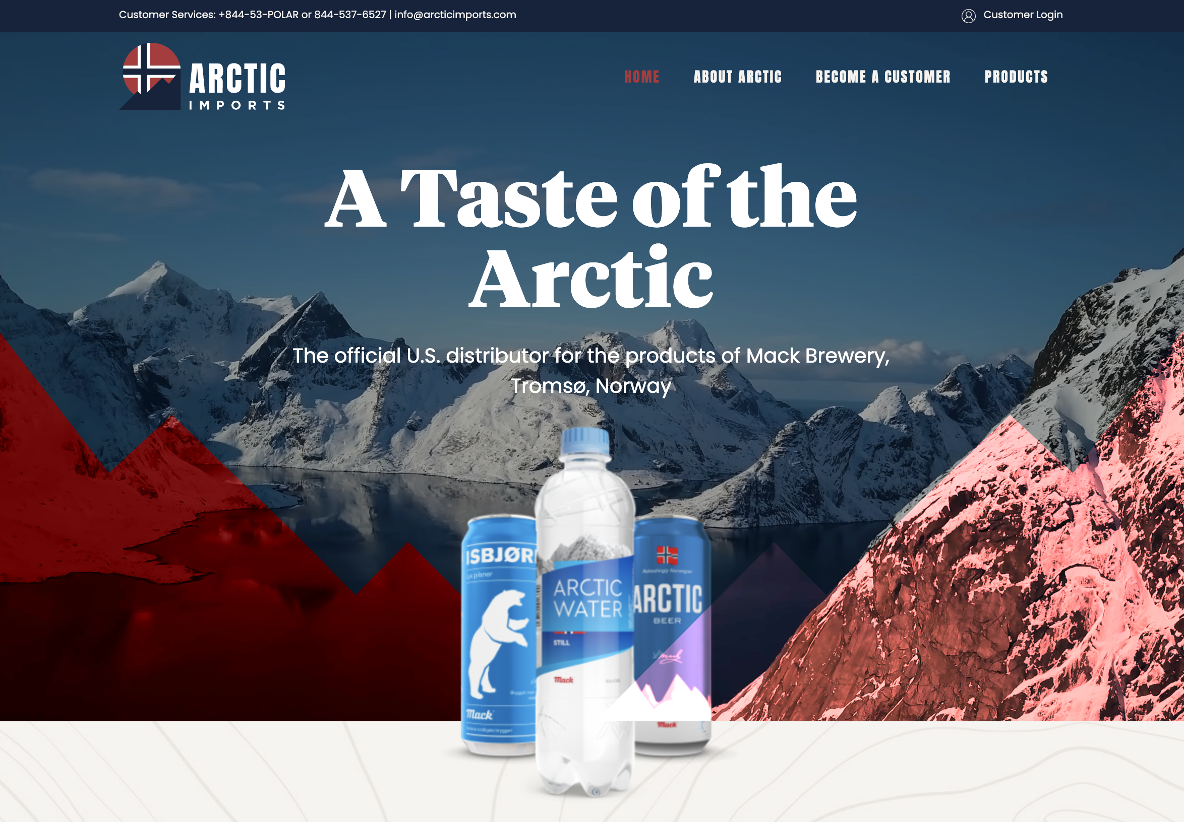 Arctic Imports - Wholesale Web Design Agency - Portfolio