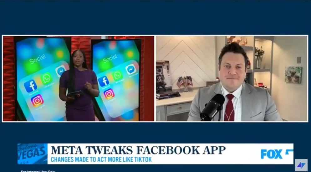 Meta Tweaks Facebook App to be like TikTok - July 2022 - Adam Rizzieri Agency Partner Fox News